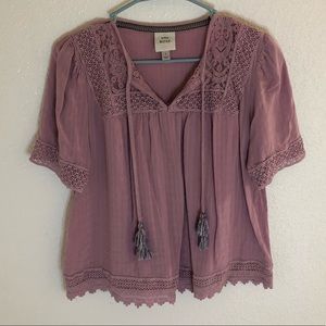 Knox Rose lightweight boho top small